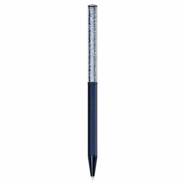 Crystalline ballpoint pen, Blue, Blue lacquered