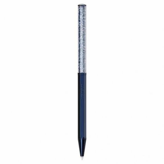 Crystalline ballpoint pen, Blue, Blue lacquered