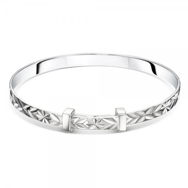 Maeve Diamond Cut Baby Bangle