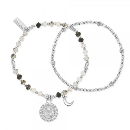 Rising Woman Black Rutilated Quartz Bracelet Set