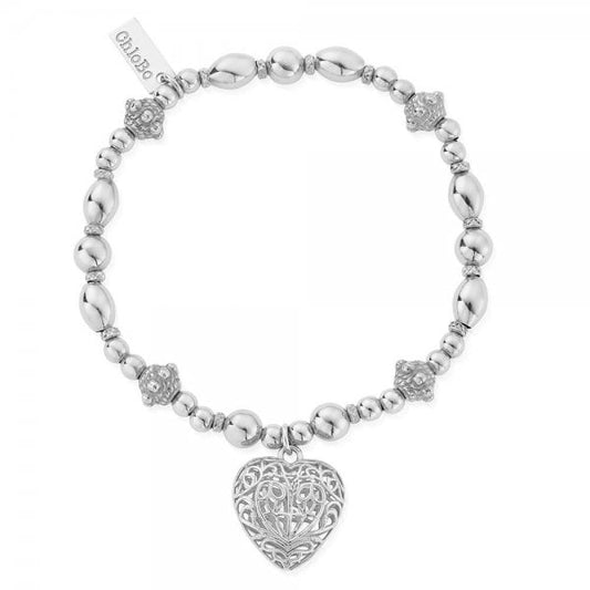 Ladies Silver Inner Glow Bracelet