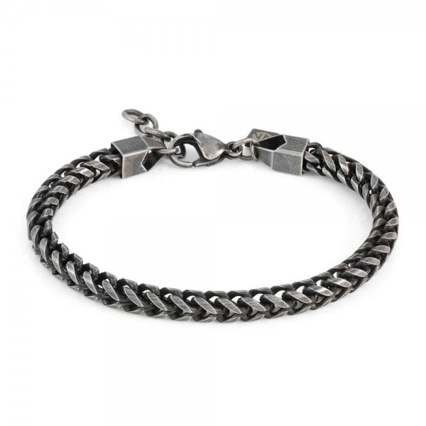 Gents B-YOND steel bracelet - Vintage Black