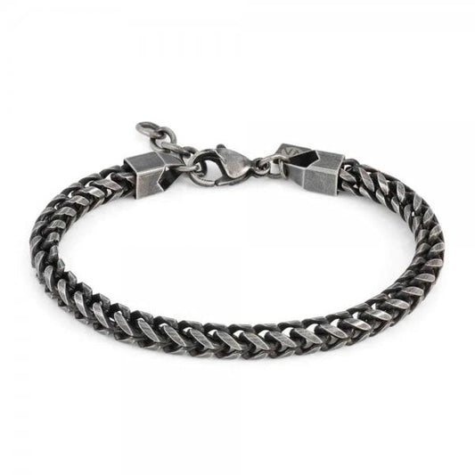 Gents B-YOND steel bracelet - Vintage Black