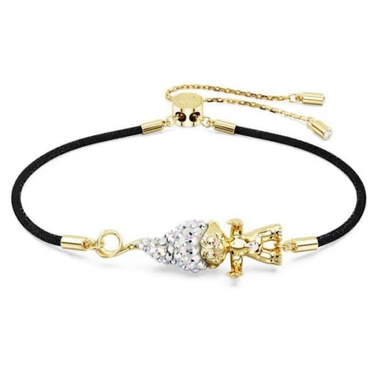 Good Luck Trolls bracelet, Troll, White, Gold-tone