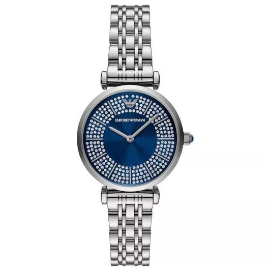 Ladies 32mm Two Hand Stainless Steel Watch