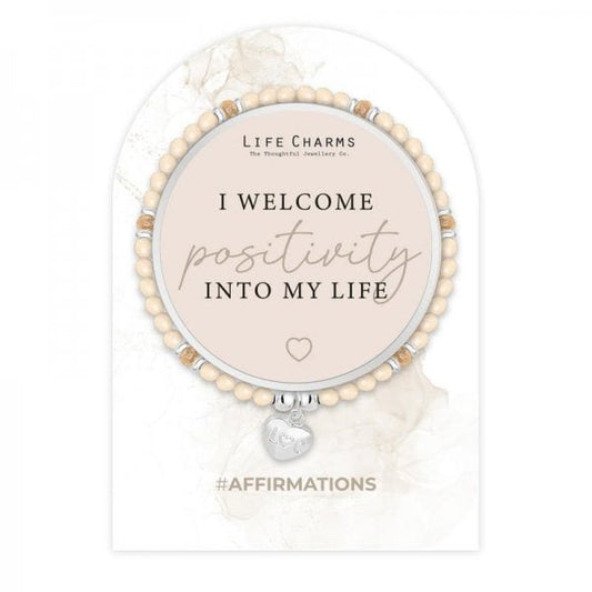 Affirmation bracelet - Positivity in my life