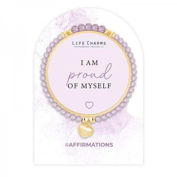 Affirmation bracelet - I am proud of myself