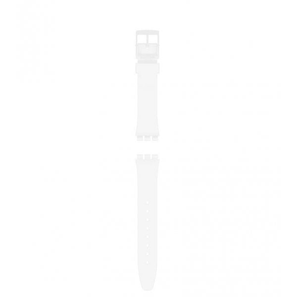 New Core GENT WHITE SILICONE STRAP