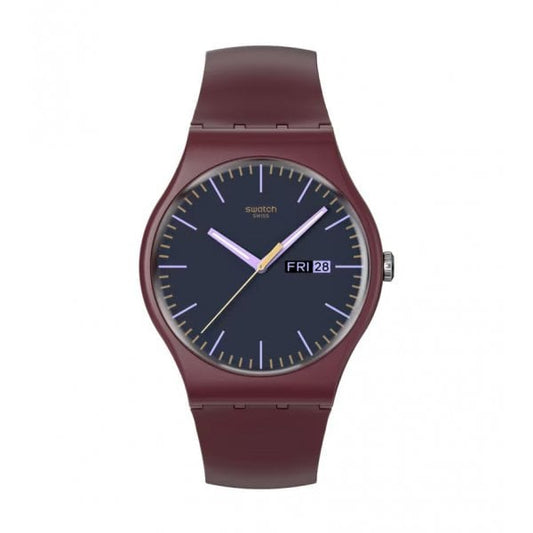 SWATCH ESSENTIALS BURGUNDY BERRY