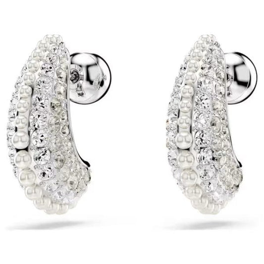 Sublima drop earrings,Crystal pearl, Round, Small