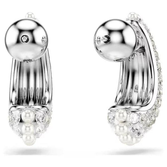 Sublima drop earrings,Crystal pearl, Round, Small