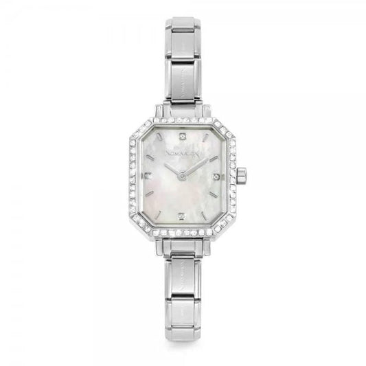 Ladies Quartz Paris Watch WHITE mother-of-pearl