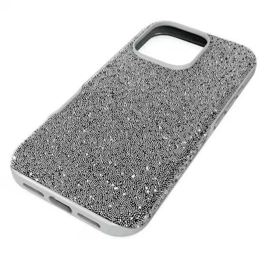 High smartphone case, iPhone® 16 Pro, Silver Tone