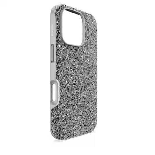High smartphone case, iPhone® 16 Pro, Silver Tone