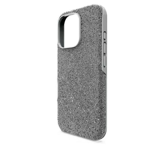 High smartphone case, iPhone® 16 Pro, Silver Tone