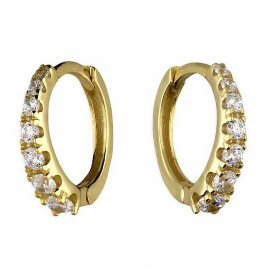 Yellow Gold Plated Earrings