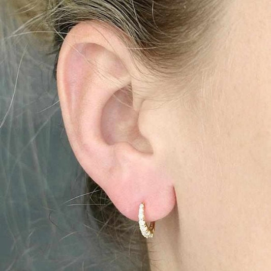 Yellow Gold Plated Earrings