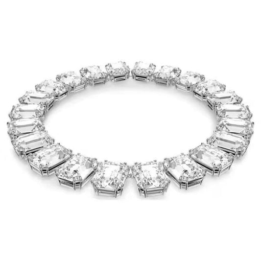 Millenia necklace, Oversized crystals, Octagon