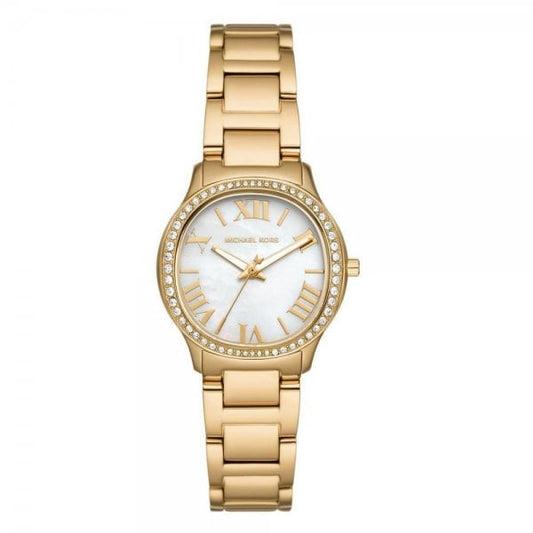 Mini Sage Pavé Gold-Tone Ladies Watch