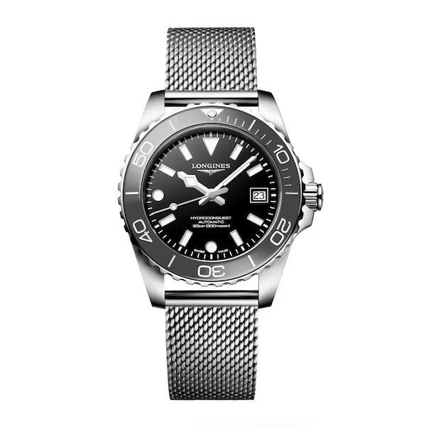 HyrdoConquest 39mm Automatic Stainless Steel Watch