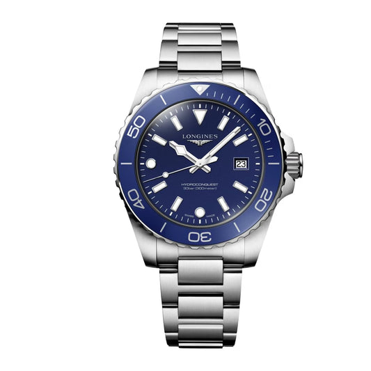HydroConquest 42mm Stainless Steel Quartz Watch