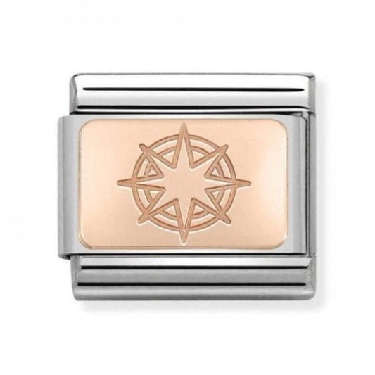 Wind Rose Star Compass Charm