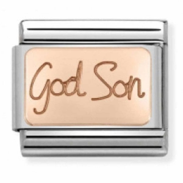 Classic Rose Gold Godson Charm