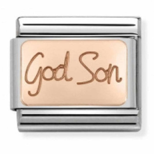 Classic Rose Gold Godson Charm