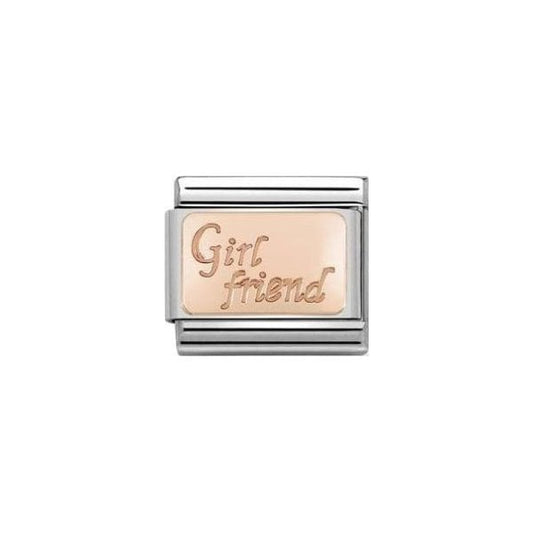 Classic Rose Gold Girlfriend Charm