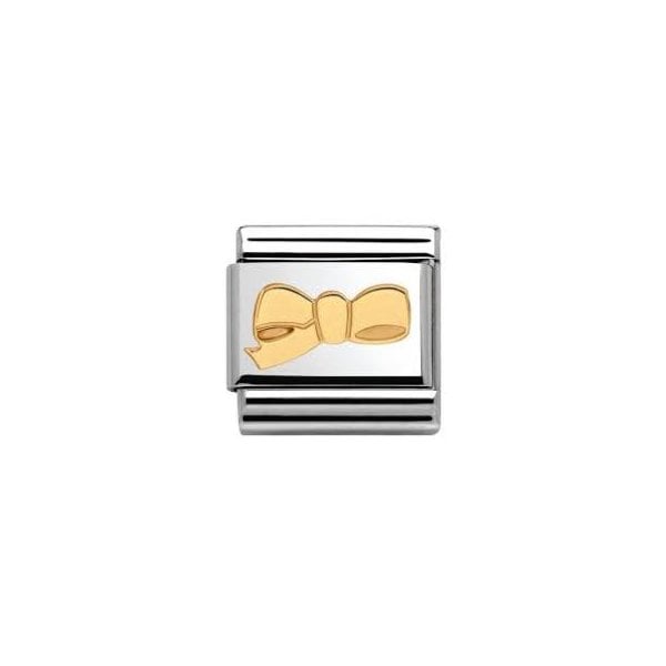Gold Bow Cherie Charm