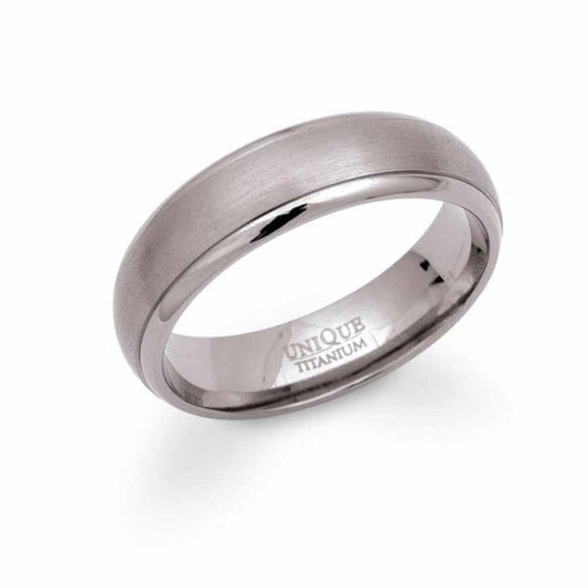 Titanium Ring 6mm - SIZE 60