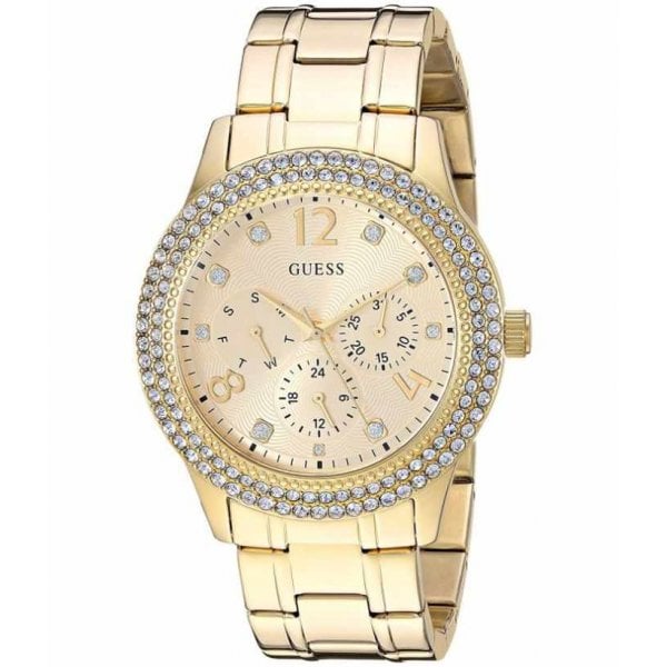 GUESS LADIES YELLOW GOLD PLATE