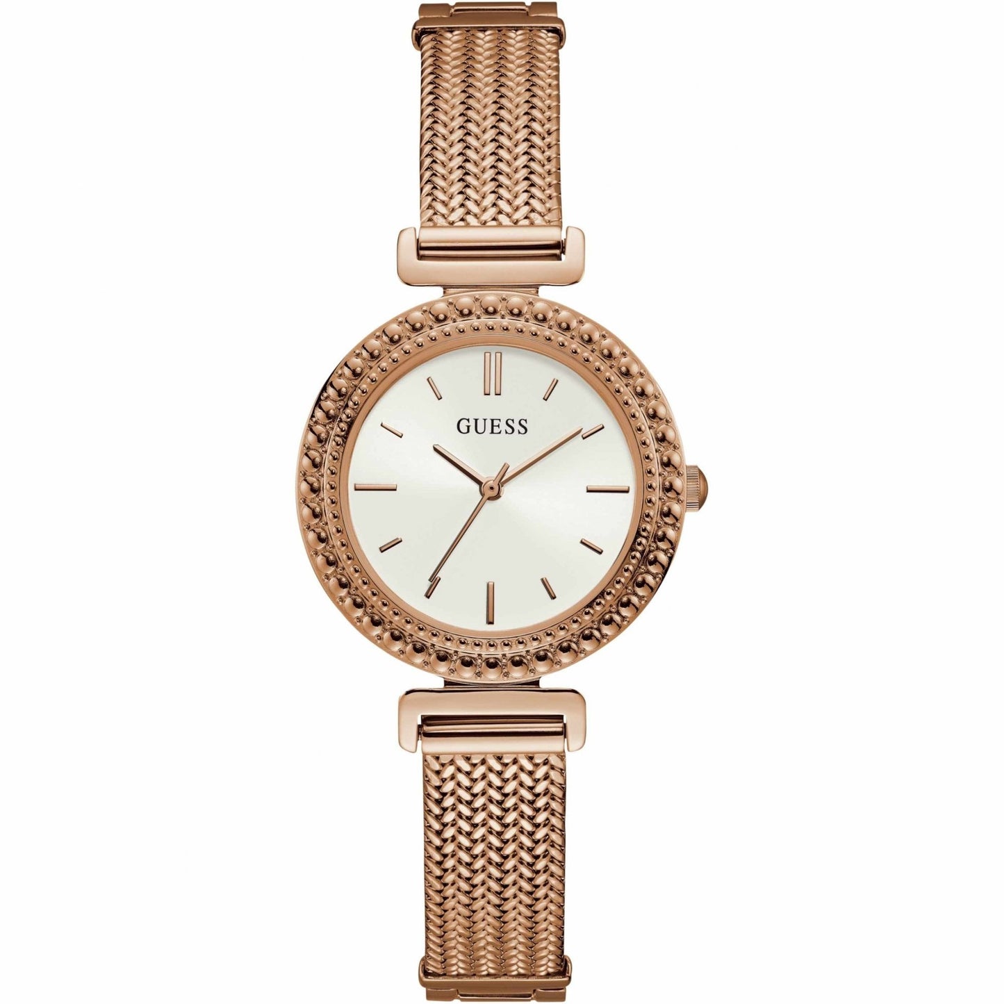 GUESS LADIES ROSE GOLD MONROE