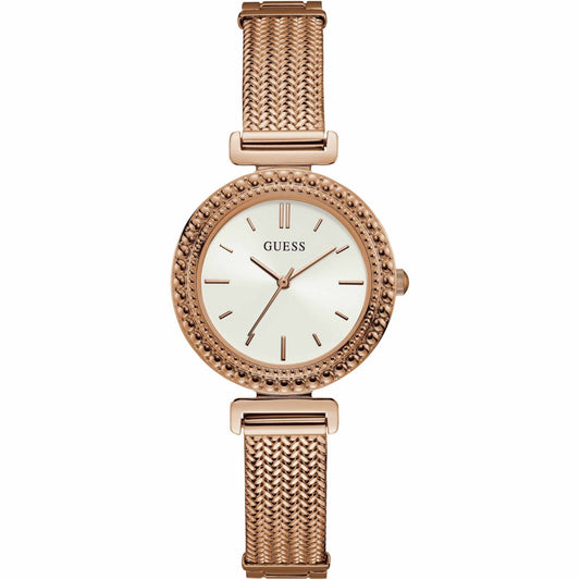 GUESS LADIES ROSE GOLD MONROE