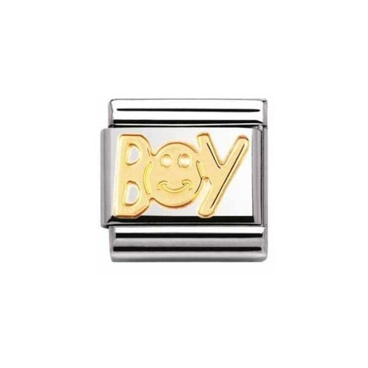 Gold BOY Charm