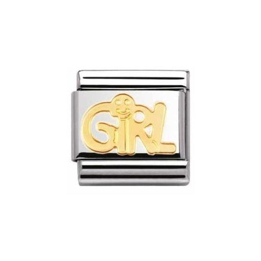 Gold GIRL Charm