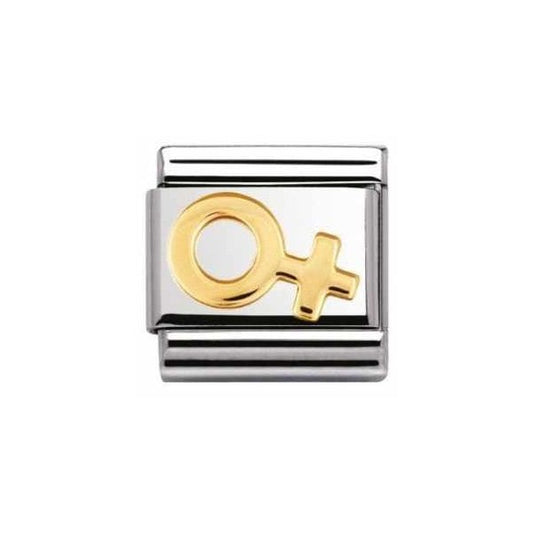 Gold Female Symbol Charm