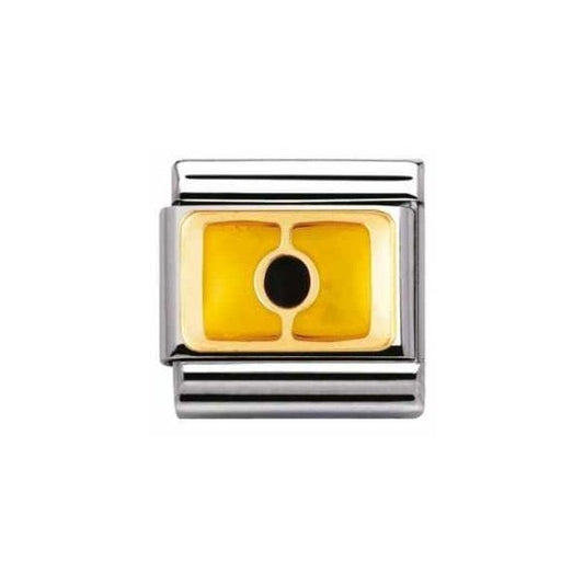 Gold I Charm