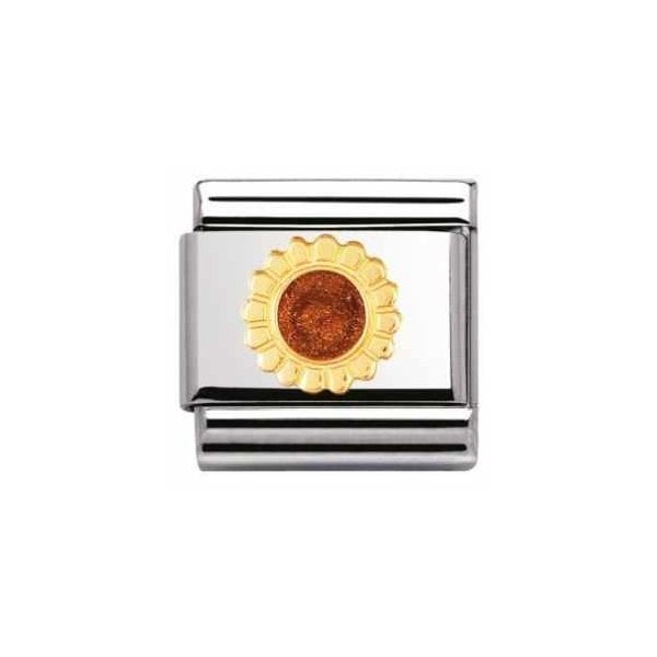 Gold Sunflower Charm