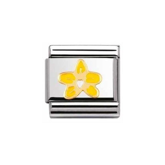Yellow and White Daffodil Charm