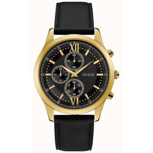 GUESS MENS GOLD HUDSON WATCH