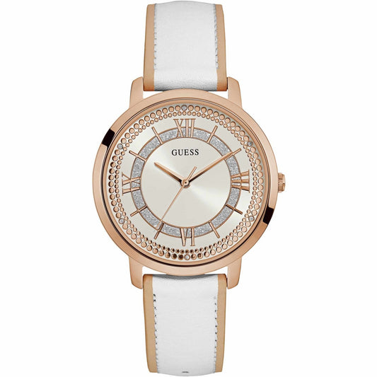 GUESS LADIES TWO TONE ROSE GOL