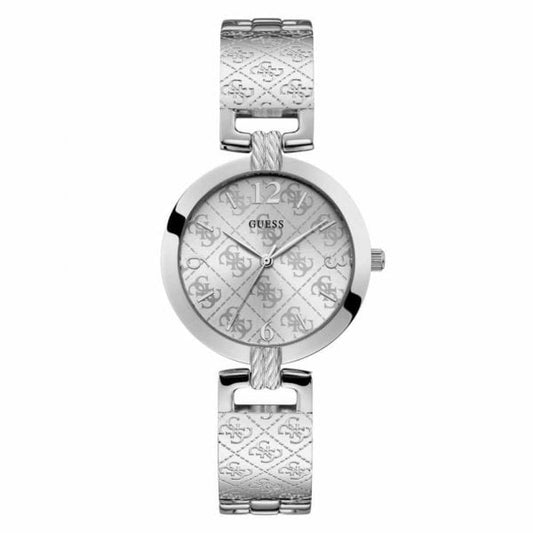 GUESS LADIES STEEL BRANDED WAT