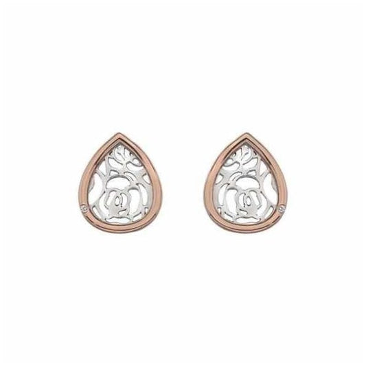 Faith Teardrop Earrings - Rose