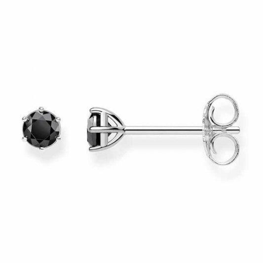 black ear studs