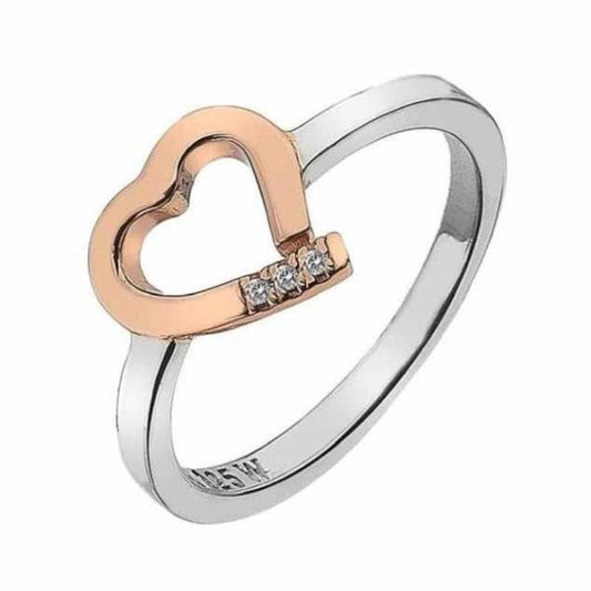 Heart Ring - Rose Gold Plated