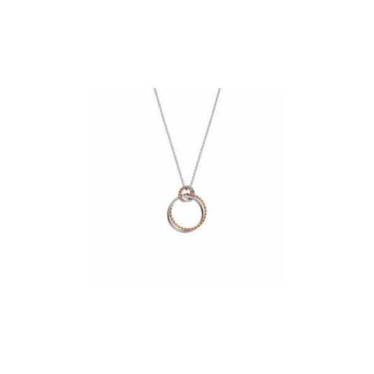 Unity Circle Pendant - Rose Gold