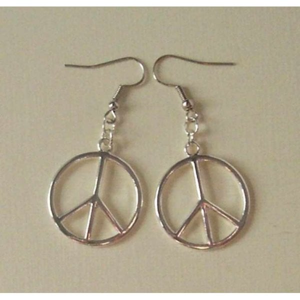 GP Peace Sign Earrings