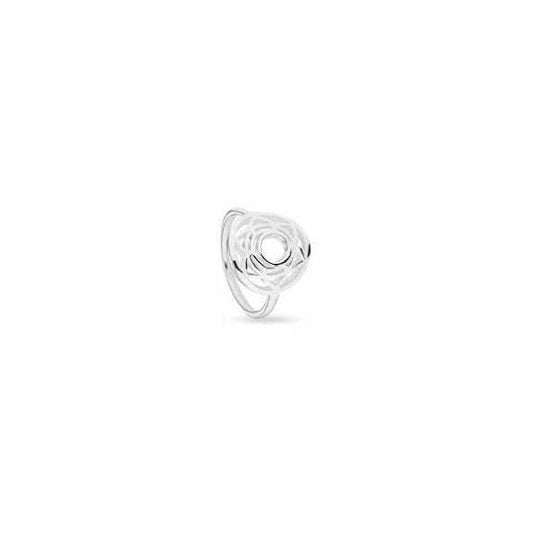 Silver Sacral Chakra Ring - size small