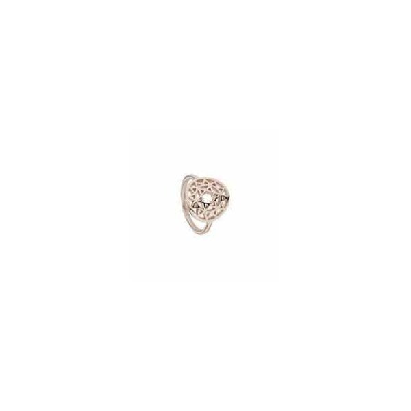 Rose Gold Plated Heart Chakra Ring - Size Small